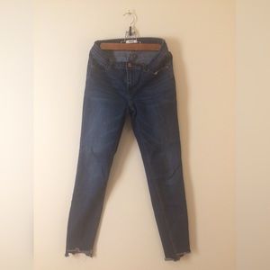 Kenzie Raw Step-Hem Skinny Jeans